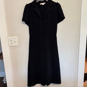Elegant Black Midi Dress